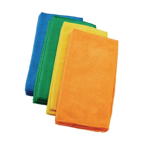 3/$15 NEW Microfiber Towels Cleaning Cloths 12”x 12”, SET OF 4, Different Colors - Picture 2 of 16